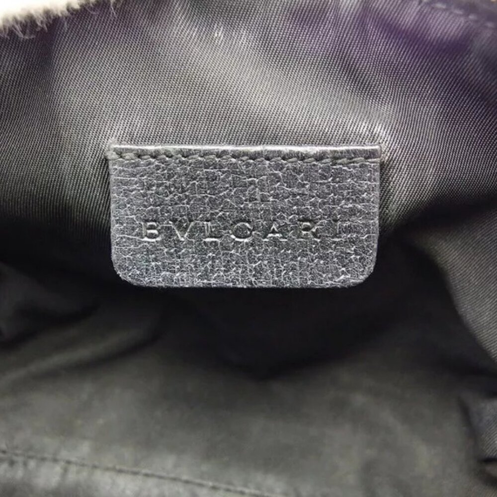 BVLGARI Pouch Logomania Canvas Authentic Used - Picture 8 of 9